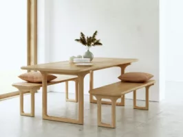 Dining table all wood scandinavian style design