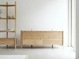 Storage furniture all wood scandinavian style design